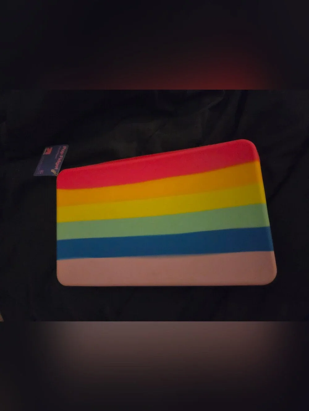 Pencil Soft Case Rainbow Pop It Fidget Sensory  NWT